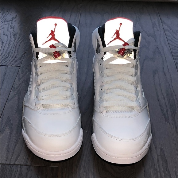 jordan 5 cement white